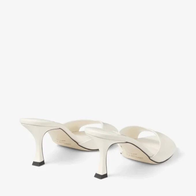 Sandalias Skye 70 de piel color café con leche