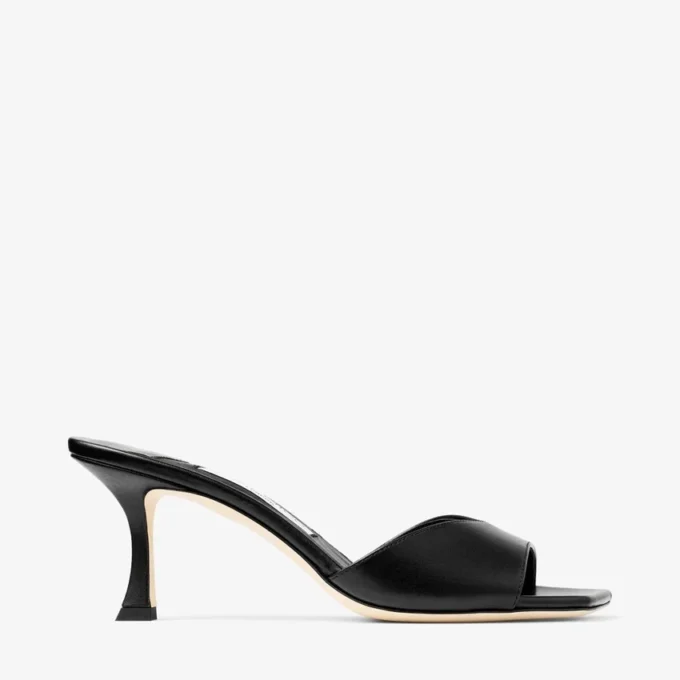 Sandalias Skye 70 de piel negra Sandalias Skye 70 de piel negra