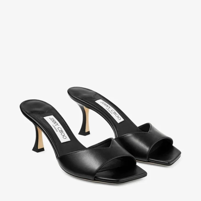 Sandalias Skye 70 de piel negra Sandalias Skye 70 de piel negra