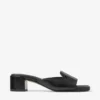 Sandalias tipo mule Dina 45 de piel negra Sandalias tipo mule Dina 45 de piel negra