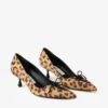 Scarlett 50 Zapatos de salón de potro con estampado de leopardo natural Scarlett 50 Zapatos de salón de potro con estampado de leopardo natural
