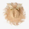 Sombrero Thalia pequeño de rafia natural con lazo de cinta Sombrero Thalia pequeño de rafia natural con lazo de cinta