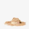 Sombrero Thalia pequeño de rafia natural con lazo de cinta Sombrero Thalia pequeño de rafia natural con lazo de cinta