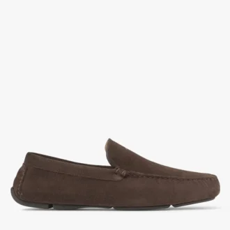 Stanly Driver Zapatos de ante reverso color moca