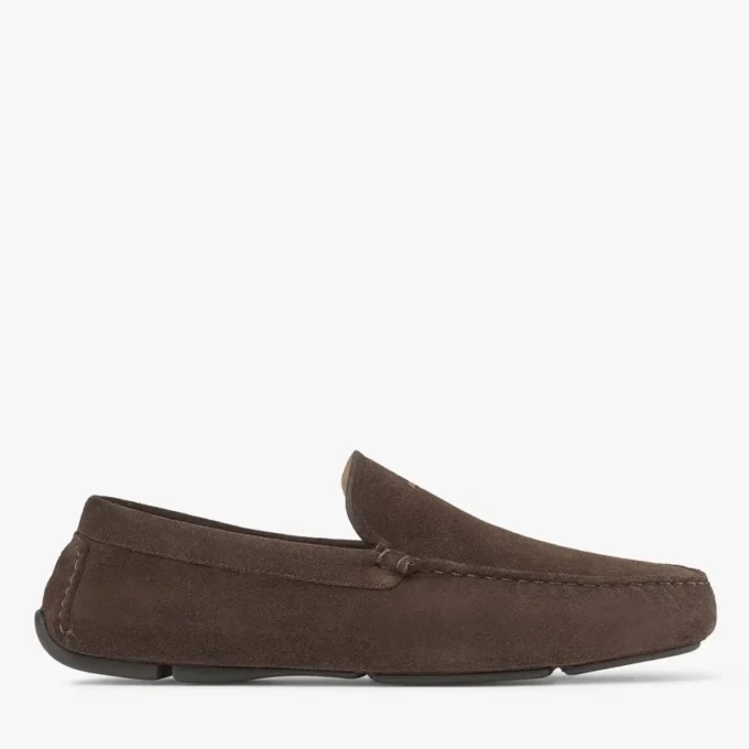 Stanly Driver Zapatos de ante reverso color moca Stanly Driver Zapatos de ante reverso color moca