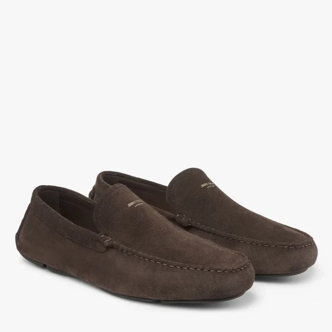 Stanly Driver Zapatos de ante reverso color moca Stanly Driver Zapatos de ante reverso color moca