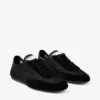 Sunny F Mezcla de cuero negro y zapatillas bajas con cordones de jimmy choo Sunny F Mezcla de cuero negro y zapatillas bajas con cordones de jimmy choo