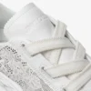 Zapatillas bajas Diamond Light Flex F de mezcla de piel blanca y cordones de piel perforada Zapatillas bajas Diamond Light Flex F de mezcla de piel blanca y cordones de piel perforada