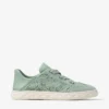 Zapatillas bajas Diamond Light Flex F de mezcla de piel Verde y cordones de piel perforada Zapatillas bajas Diamond Light Flex F de mezcla de piel Verde y cordones de piel perforada