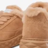 Zapatillas bajas Diamond Maxi Retro M de ante de terciopelo color toffee con borreguillo