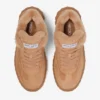 Zapatillas bajas Diamond Maxi Retro M de ante de terciopelo color toffee con borreguillo