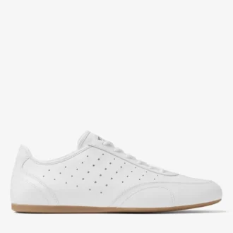 Zapatillas bajas Sunny M en mezcla de piel blanca y goma