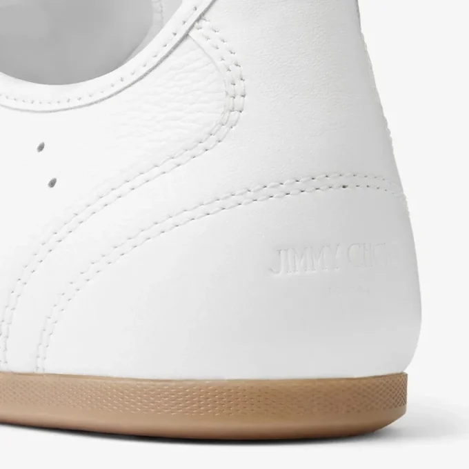 Zapatillas bajas Sunny M en mezcla de piel blanca y goma Zapatillas bajas Sunny M en mezcla de piel blanca y goma