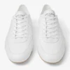 Zapatillas bajas Sunny M en mezcla de piel blanca y goma Zapatillas bajas Sunny M en mezcla de piel blanca y goma