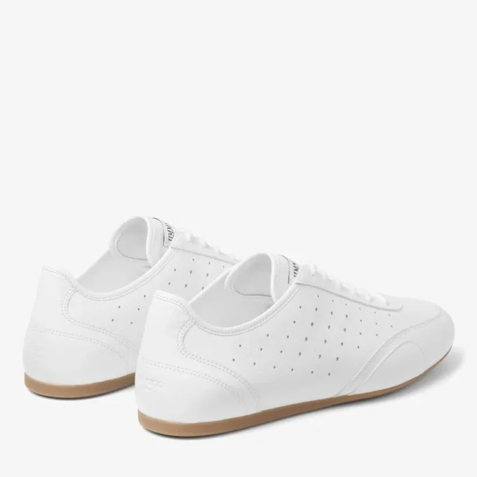Zapatillas bajas Sunny M en mezcla de piel blanca y goma Zapatillas bajas Sunny M en mezcla de piel blanca y goma