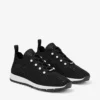 Zapatillas bajas Veles de punto de ganchillo negro con perlas Zapatillas bajas Veles de punto de ganchillo negro con perlas