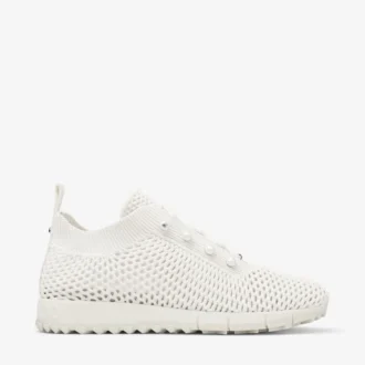 Zapatillas bajas Veles Latte de punto de ganchillo con perlas