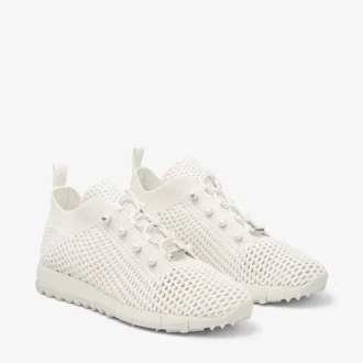 Zapatillas bajas Veles Latte de punto de ganchillo con perlas