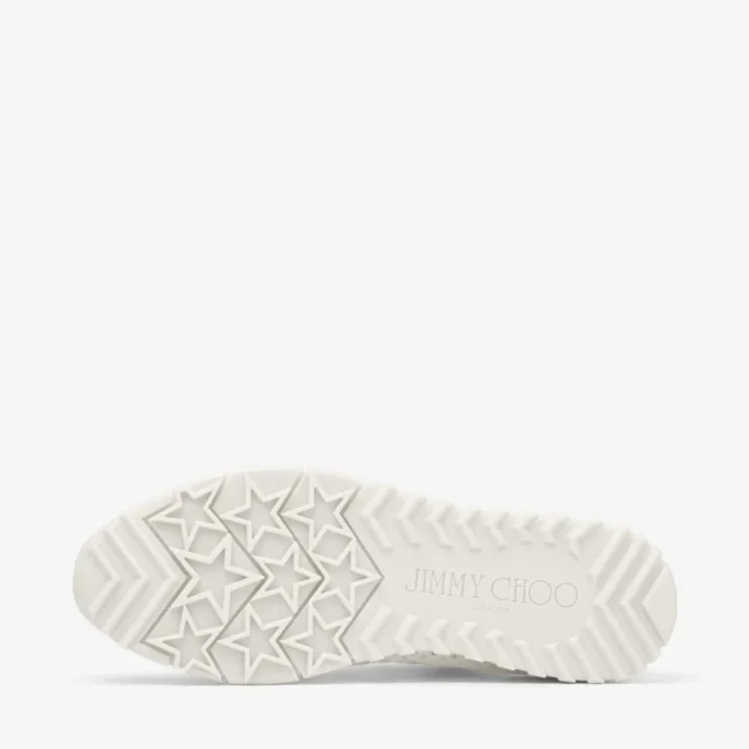 Zapatillas bajas Veles Latte de punto de ganchillo con perlas Zapatillas bajas Veles Latte de punto de ganchillo con perlas