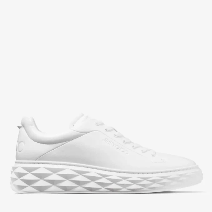 Zapatillas con plataforma Diamond Maxi M II de piel napa blanca Zapatillas con plataforma Diamond Maxi M II de piel napa blanca