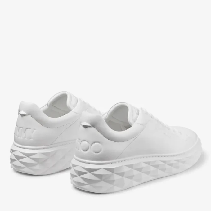 Zapatillas con plataforma Diamond Maxi M II de piel napa blanca Zapatillas con plataforma Diamond Maxi M II de piel napa blanca