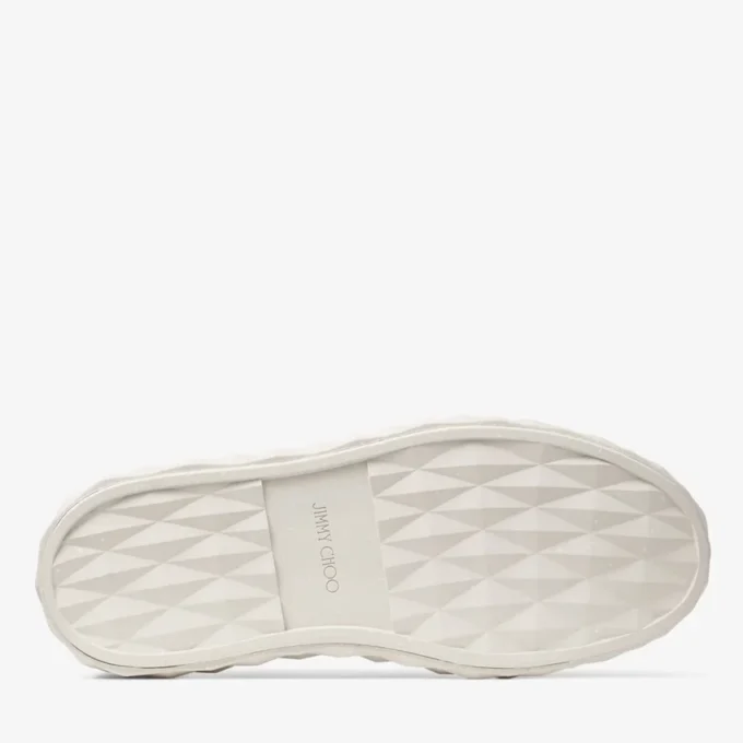 Zapatillas con plataforma Diamond Maxi M II de piel napa color tiza Zapatillas con plataforma Diamond Maxi M II de piel napa color tiza