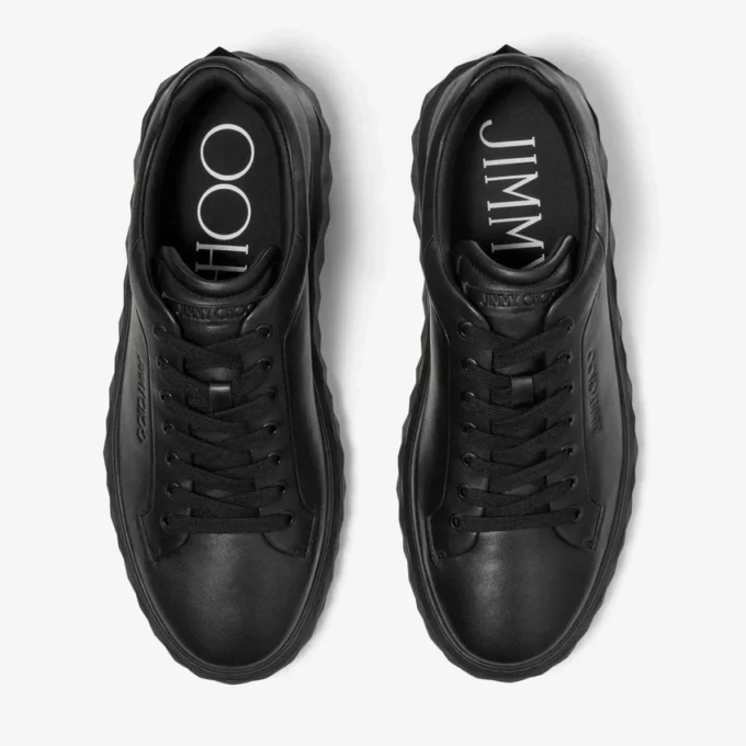 Zapatillas con plataforma Diamond Maxi M II de piel napa negra Zapatillas con plataforma Diamond Maxi M II de piel napa negra