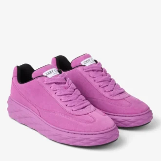 Zapatillas de ante de terciopelo Diamond Maxi Retro M en color violeta orquídea