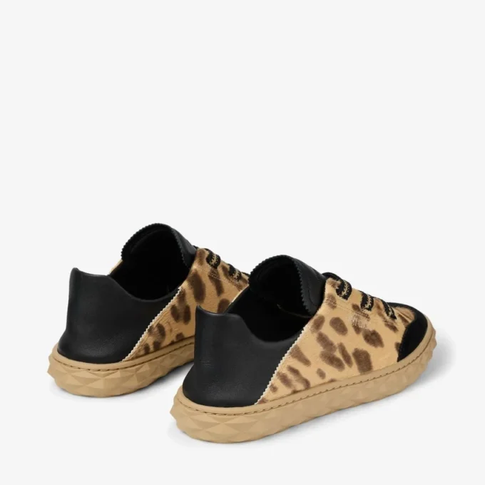 Zapatillas Diamond Light Flex F de piel de potro con estampado de leopardo Zapatillas Diamond Light Flex F de piel de potro con estampado de leopardo