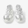 Zapatillas Diamond Light Flex F de piel napa metalizada plateada