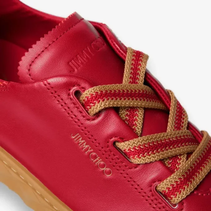 Zapatillas Diamond Light Flex F de piel rojo rubí Zapatillas Diamond Light Flex F de piel rojo rubí