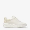 Zapatillas Diamond Maxi F II Latte de piel napa perla
