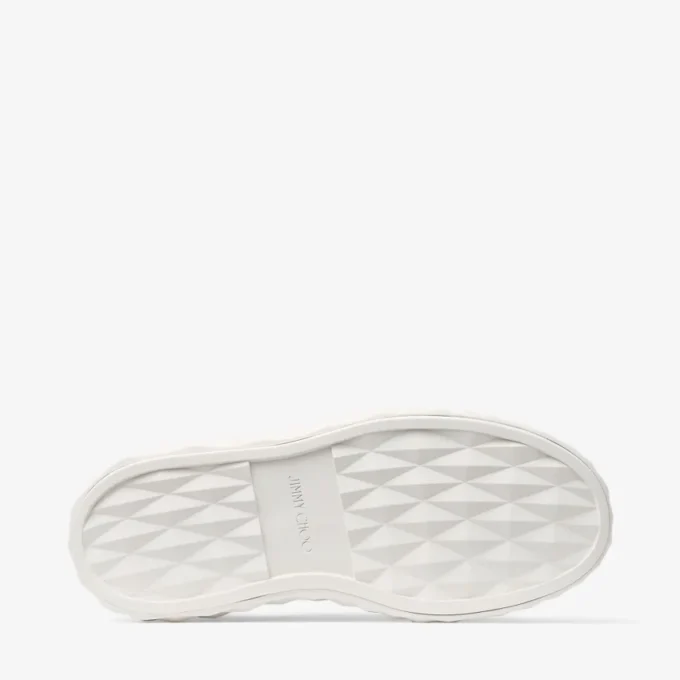 Zapatillas Diamond Maxi F II Latte de piel napa perla