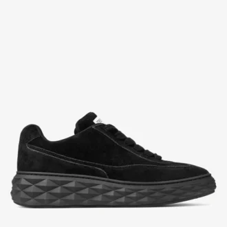 Zapatillas Diamond Maxi Retro M de ante y terciopelo negro