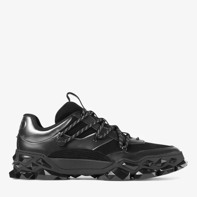 Zapatillas Diamond X II M de cuero negro Zapatillas Diamond X II M de cuero negro