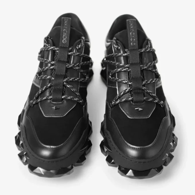 Zapatillas Diamond X II M de cuero negro Zapatillas Diamond X II M de cuero negro
