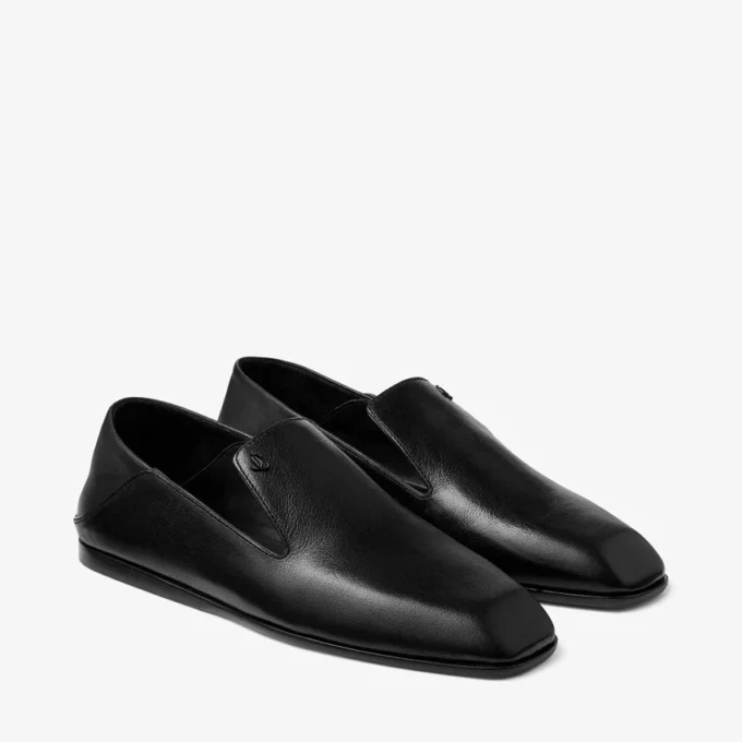 Zapatillas Eliot de cuero vintage negro