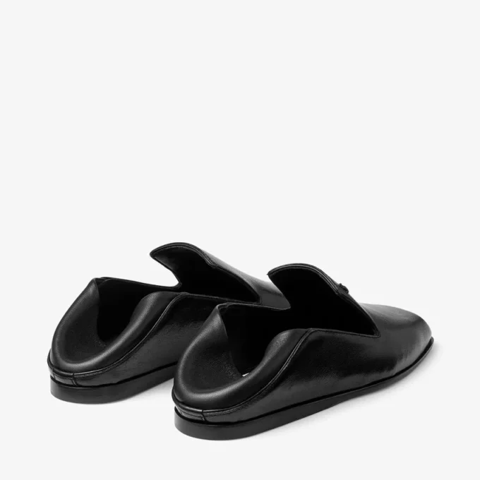 Zapatillas Eliot de cuero vintage negro