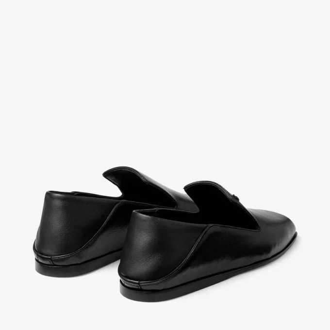 Zapatillas Eliot de cuero vintage negro