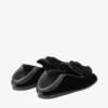 Zapatillas Eliot de terciopelo negro con borla