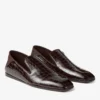 Zapatillas Eliot para hombre de piel con relieve de cocodrilo Sambuco