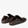 Zapatillas Eliot para hombre de piel con relieve de cocodrilo Sambuco