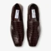 Zapatillas Eliot para hombre de piel con relieve de cocodrilo Sambuco