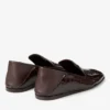 Zapatillas Eliot para hombre de piel con relieve de cocodrilo Sambuco