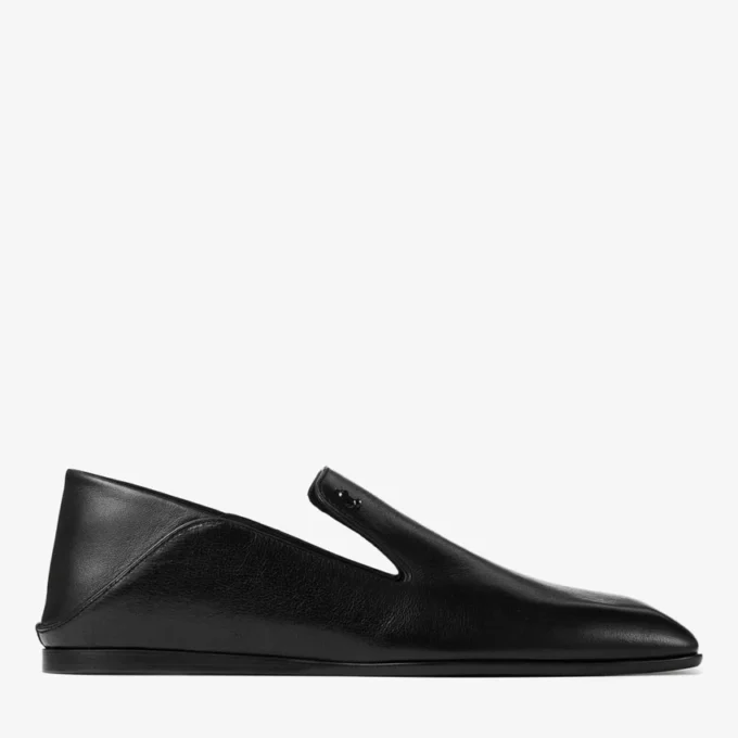 Zapatillas Eliot para hombre de piel vintage negra Zapatillas Eliot para hombre de piel vintage negra