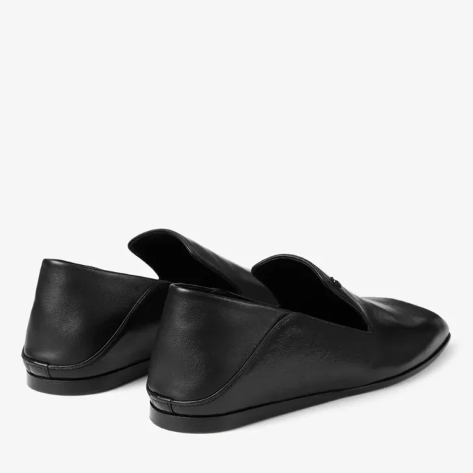 Zapatillas Eliot para hombre de piel vintage negra Zapatillas Eliot para hombre de piel vintage negra