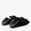 Zapatillas Eliot para hombre de terciopelo negro con borla Zapatillas Eliot para hombre de terciopelo negro con borla