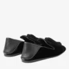Zapatillas Eliot para hombre de terciopelo negro con borla Zapatillas Eliot para hombre de terciopelo negro con borla