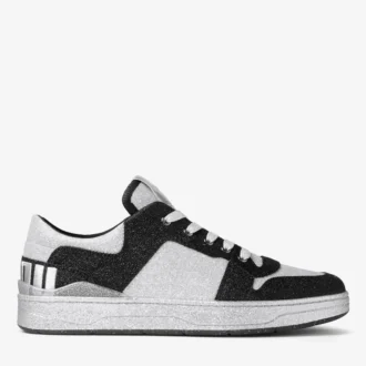 Zapatillas Florent M de tejido negro con purpurina