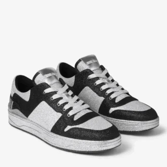 Zapatillas Florent M de tejido negro con purpurina
